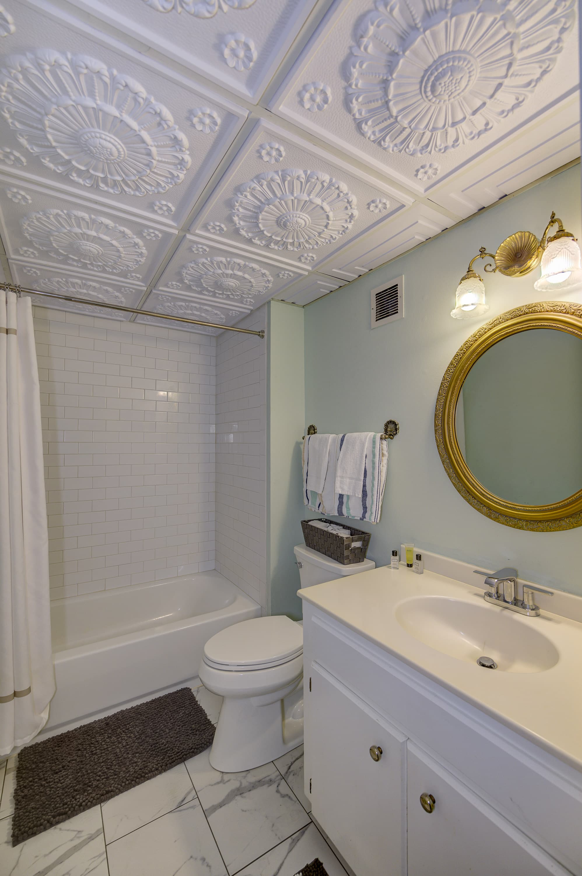 large vanity pretty ceiling