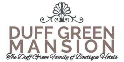 Logo of Duff Green Mansion, part of the Duff Green family of boutique hotels.
